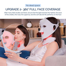 Silicone LED Facial Mask 7 Colors Photon Beauty Face Neck Care Mask Skin Whitening Skin Rejuvenation mascara faciales led