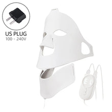 Silicone LED Facial Mask 7 Colors Photon Beauty Face Neck Care Mask Skin Whitening Skin Rejuvenation mascara faciales led