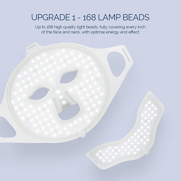 Silicone LED Facial Mask 7 Colors Photon Beauty Face Neck Care Mask Skin Whitening Skin Rejuvenation mascara faciales led